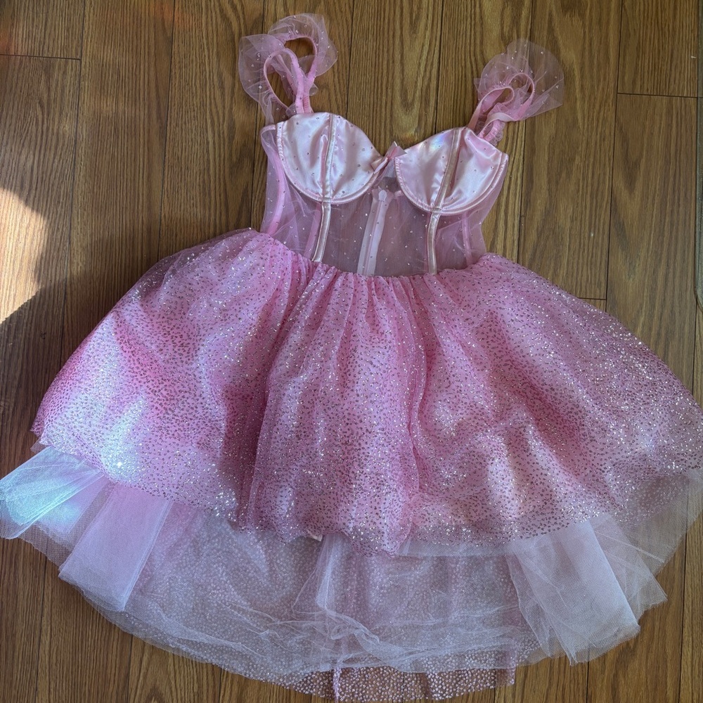 Sugar Thrillz Glittery Pink Dress